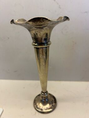 Antique Birks EPNS Silver Plated Tulip Vase 1920s.